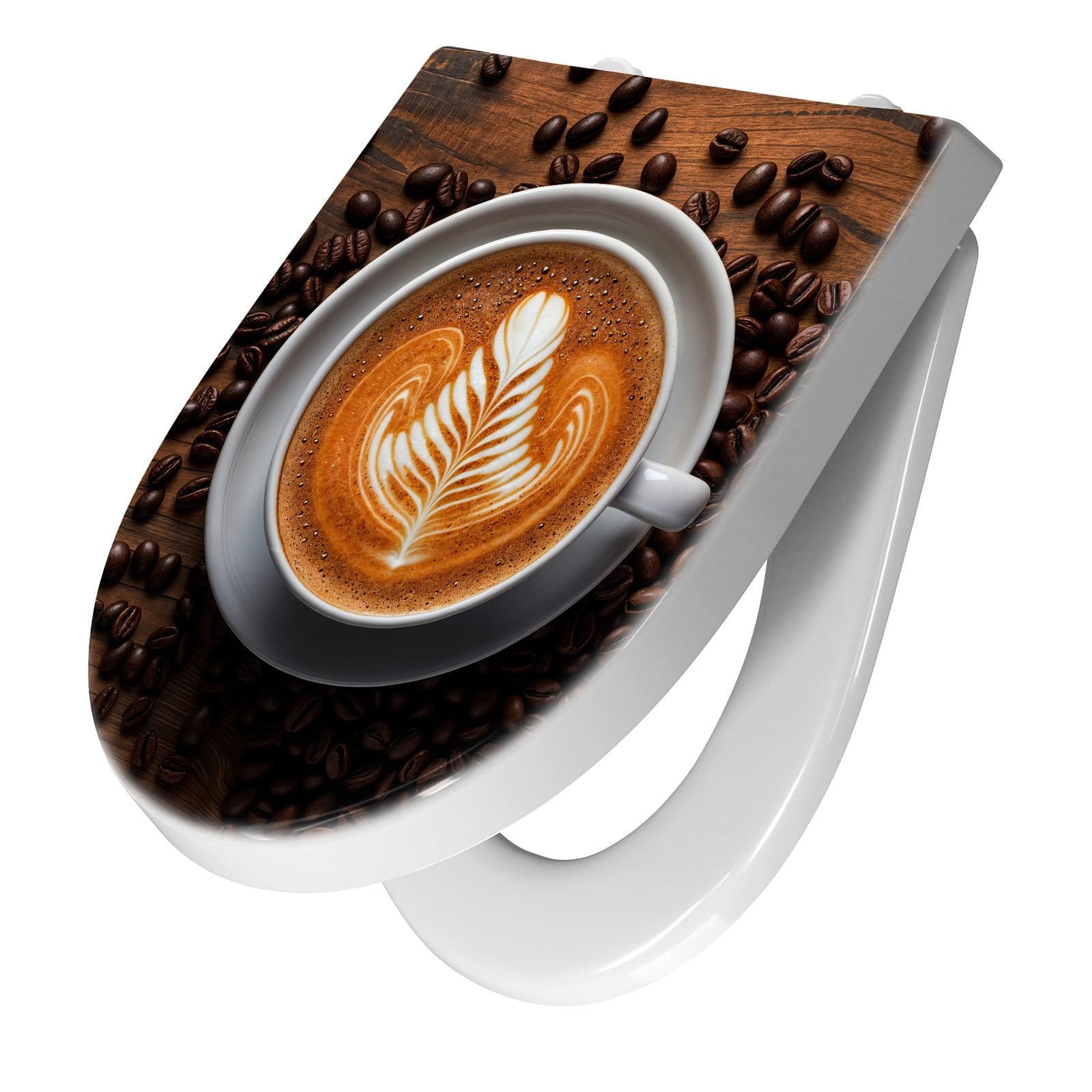 WC-Sitz mit Absenkautomatik Stille Kaffeegenuss