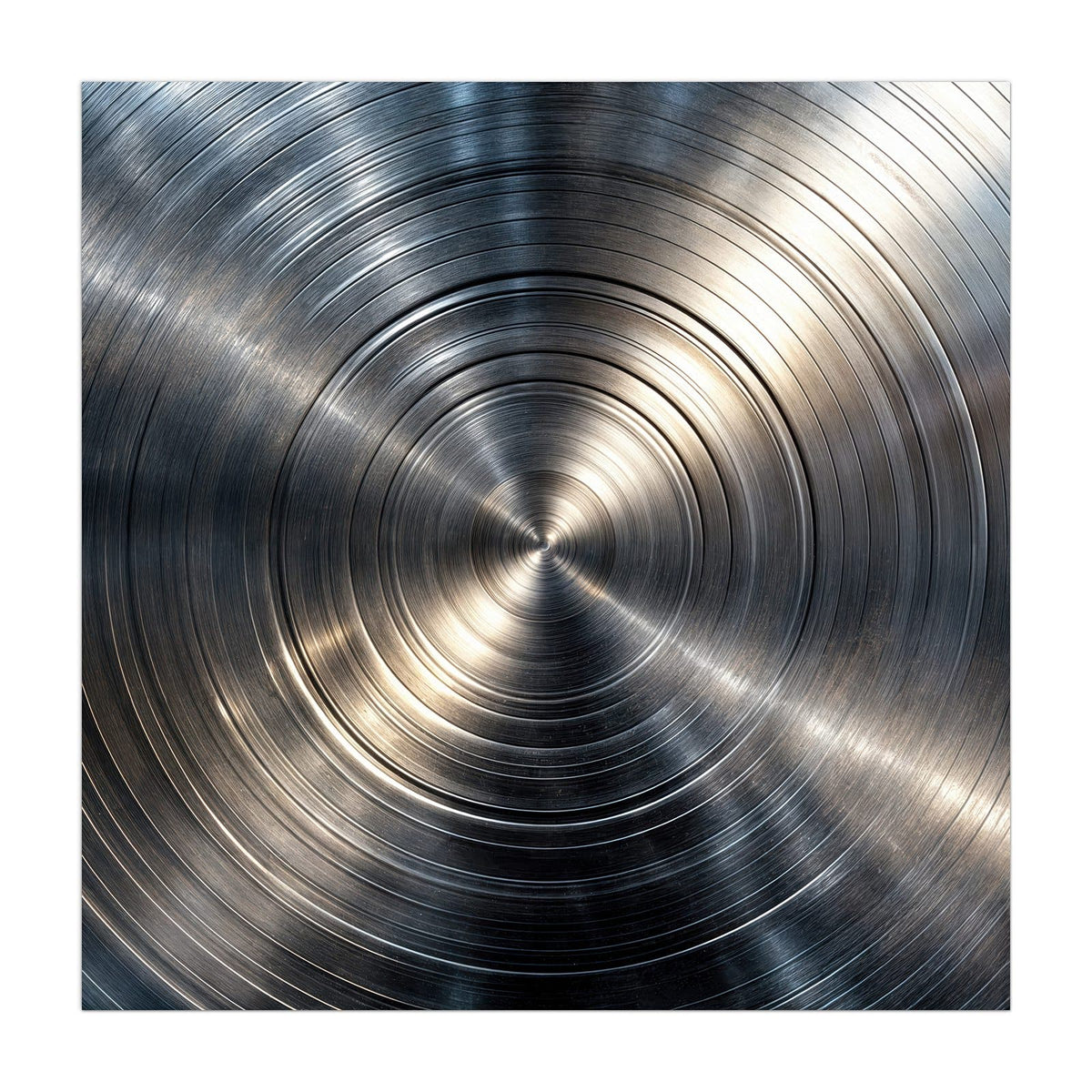 Küchenrückwand aus Glas Konzentrische Kreise im quadratischen Format, Motiv bildfüllend von vorn
