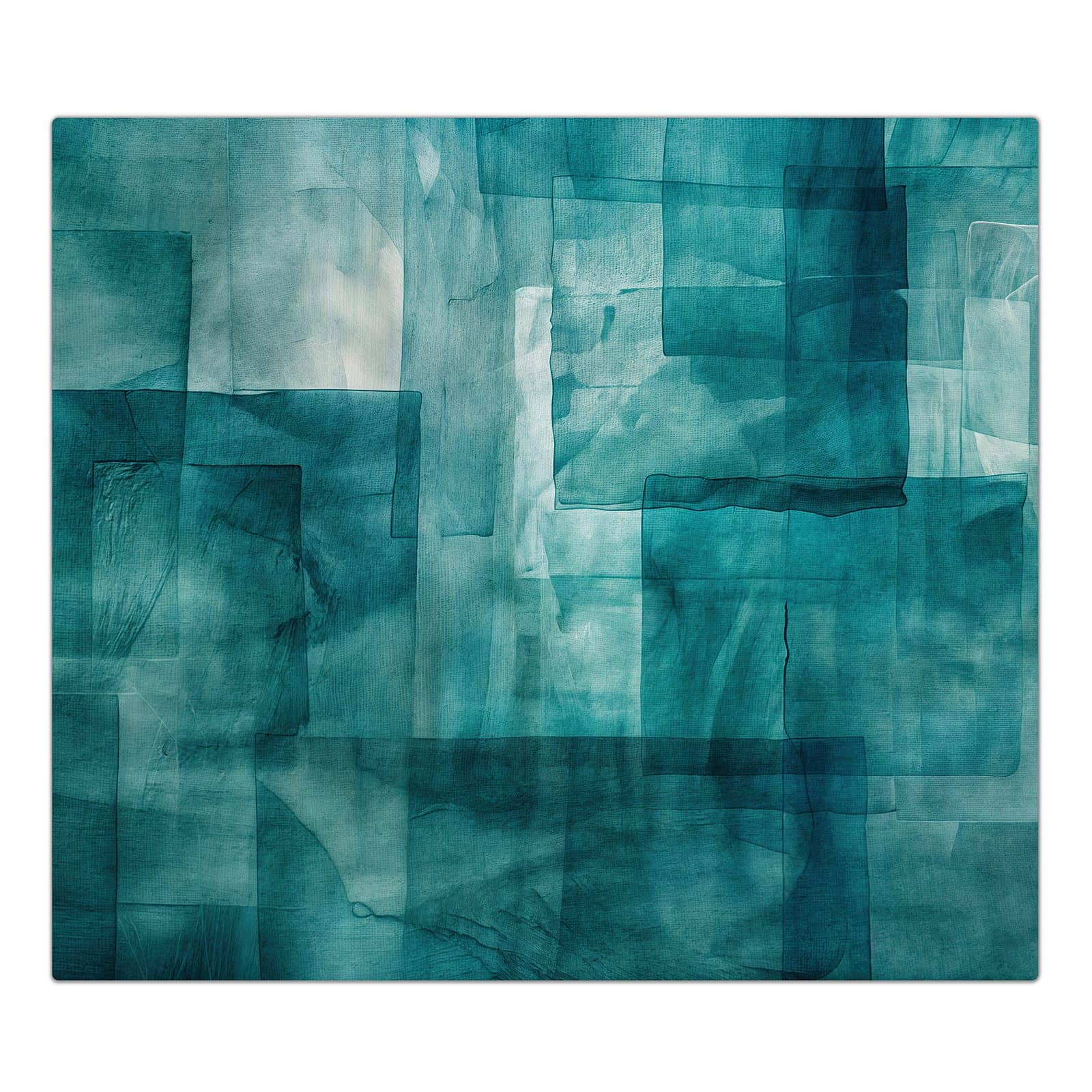 1-teilige Herdabdeckung mit Abstrakte Formen-Motiv in der Frontansicht #grösse_1-Teilig (60x52cm)