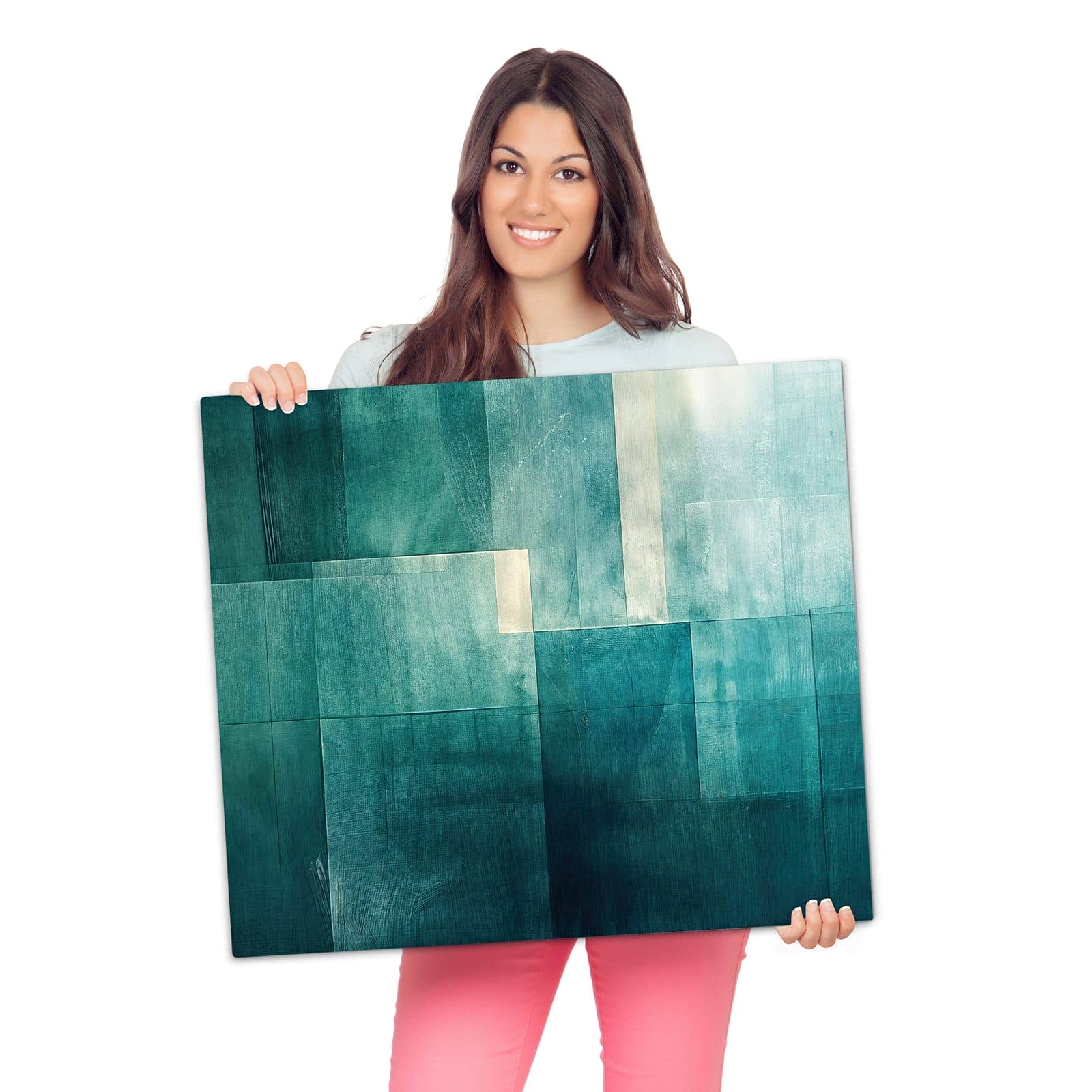 1-teilige Herdabdeckplatten mit Abstrakter Hintergrund-Motiv wird zur Größendarstellung gehalten