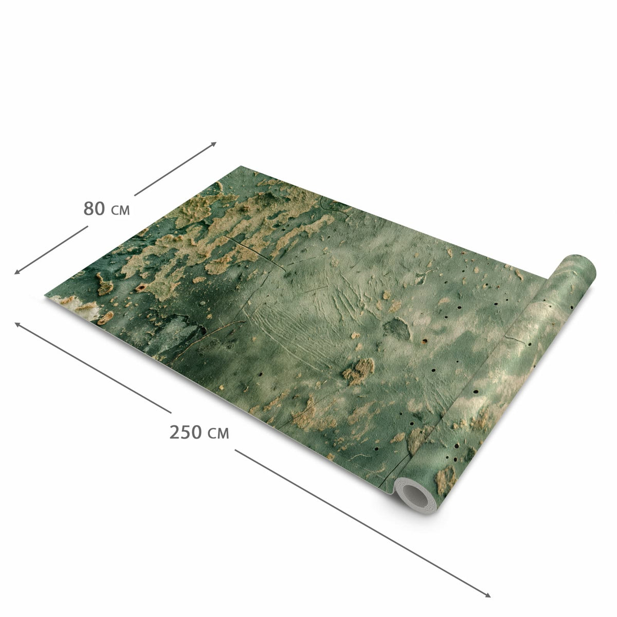 Komfortabler Bodenläufer mit Motiv Abblätternde Wandfarbe in der Grösse 90x240 cm