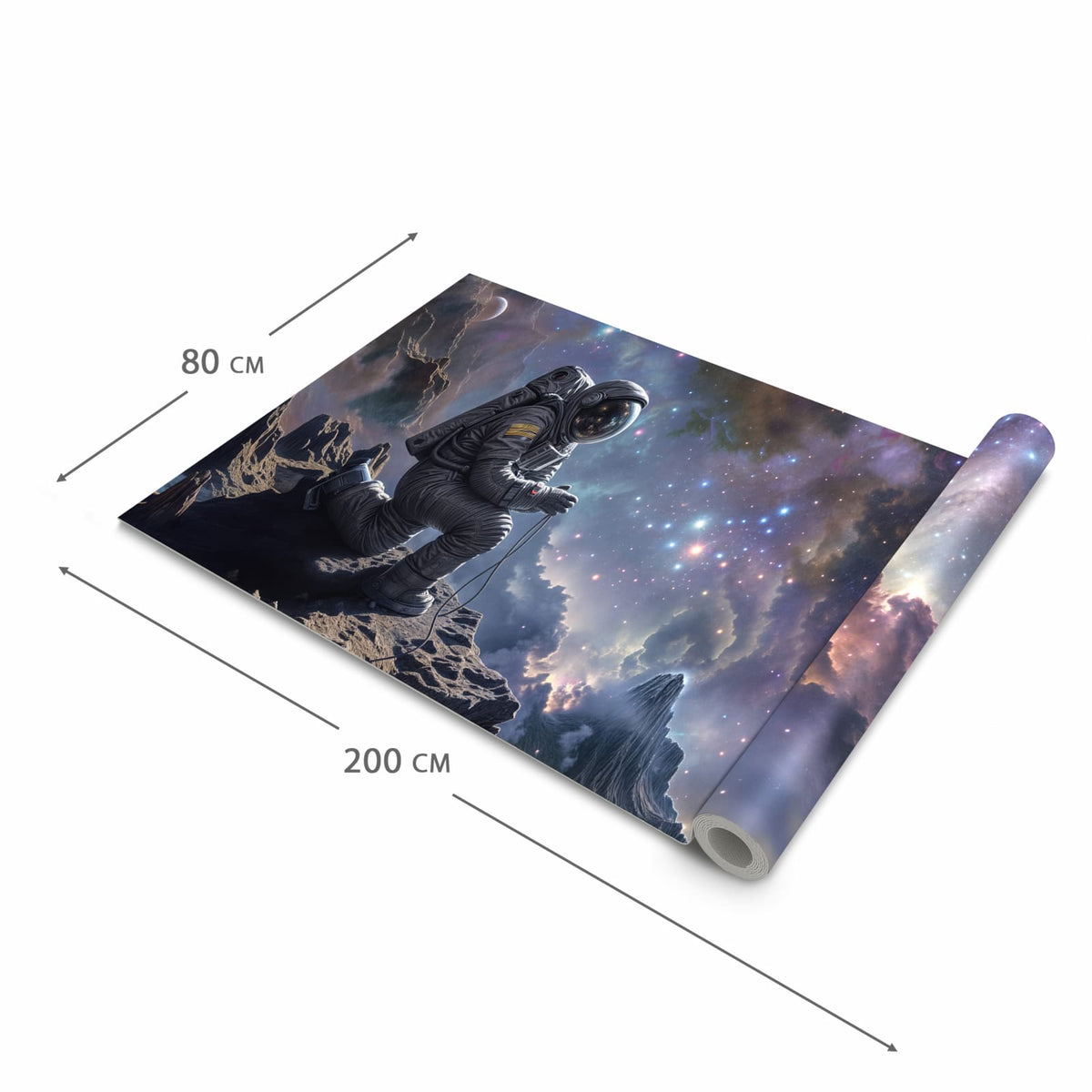 UV-beständiger Küchenläufer mit Motiv In All Astronaut in der Grösse 90x180 cm