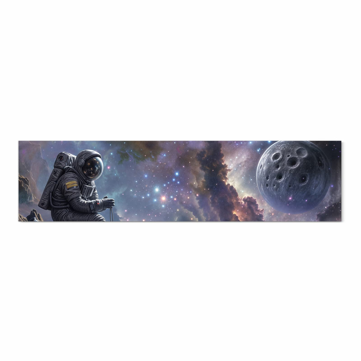 Strapazierfähiger waschbarer Küchenläufer mit Motiv In All Astronaut in Frontansicht