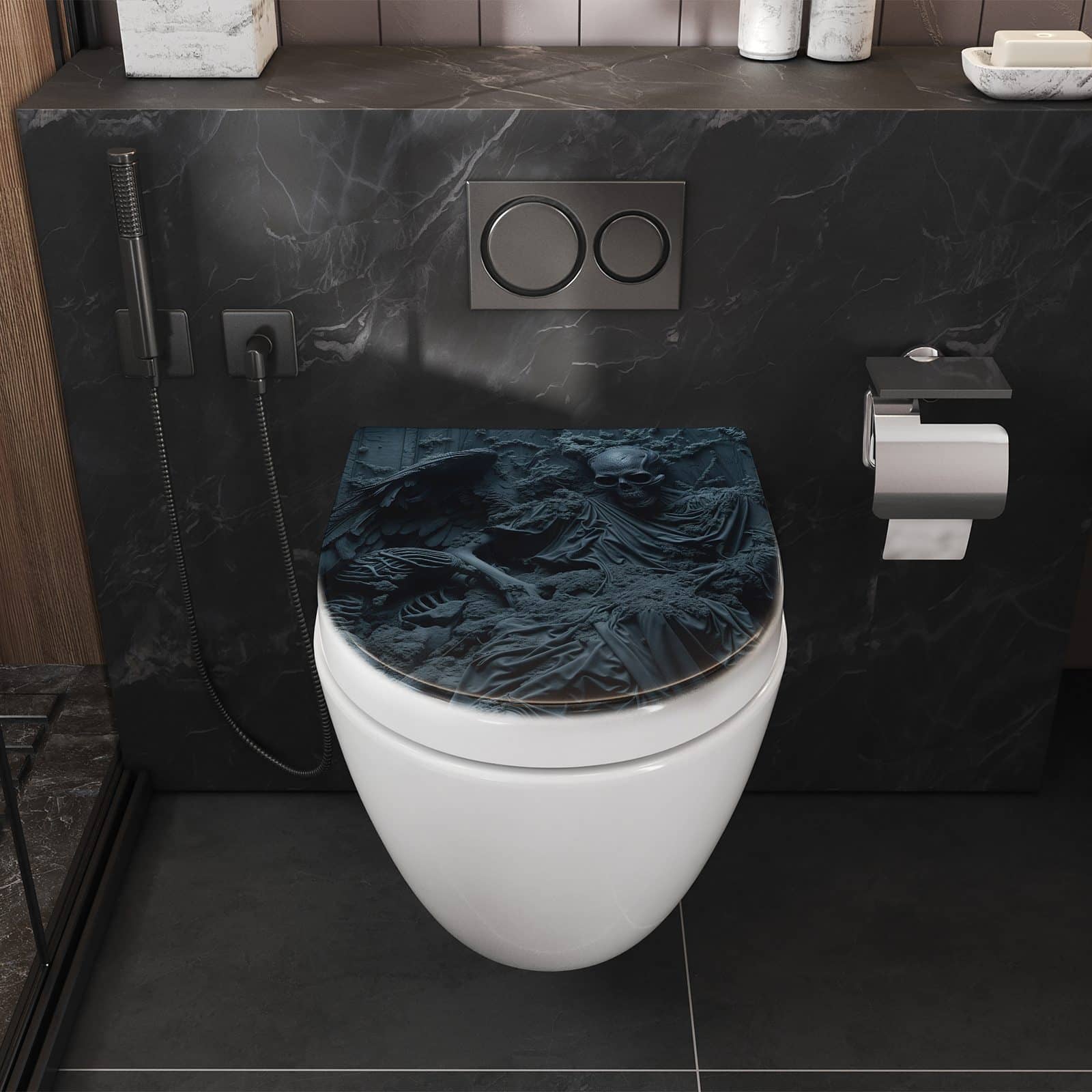 WC-Sitz mit Absenkautomatik Skeletthüter