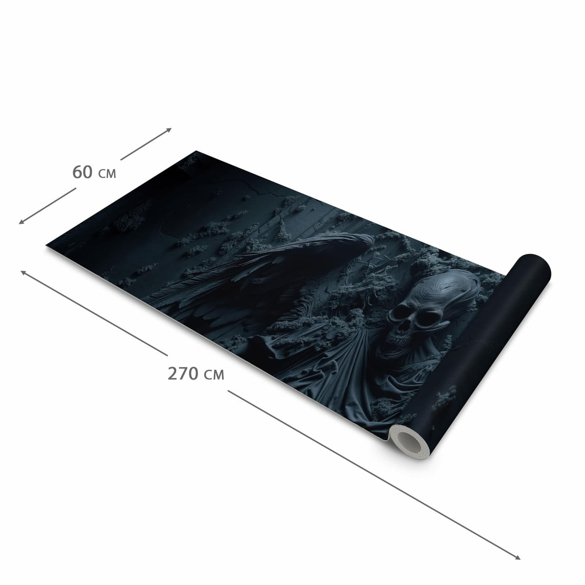 UV-beständiger Küchenteppich mit Motiv Skeletthüter in der Größe 60x240 cm