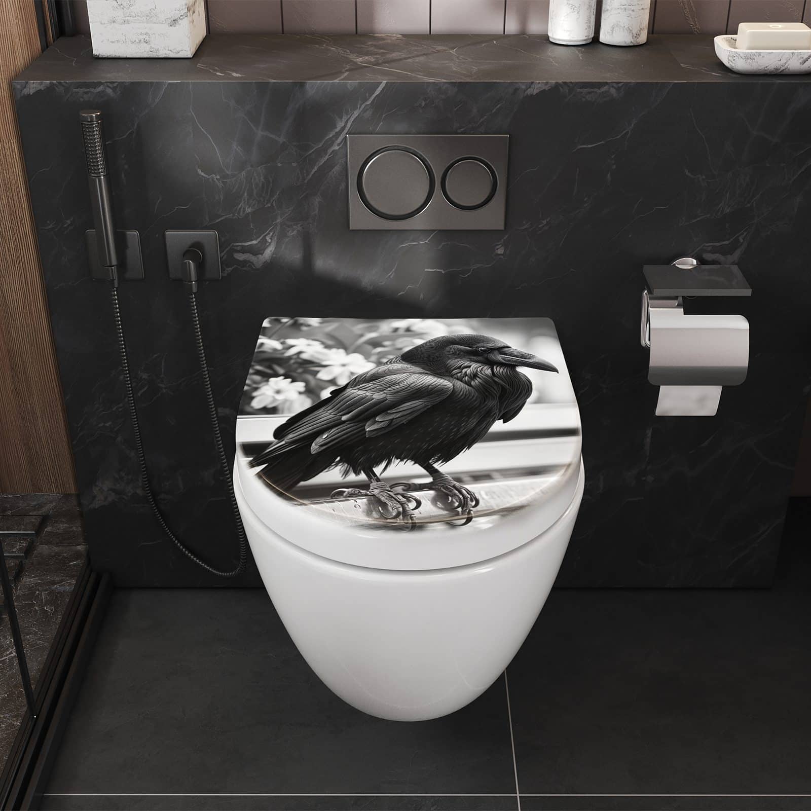 WC-Sitz mit Absenkautomatik Rabe auf Bank
