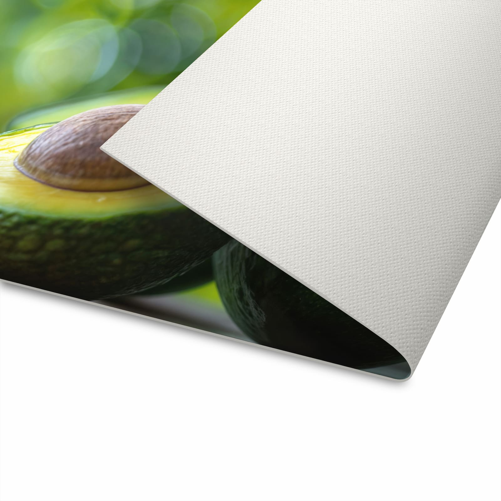 Rutschfester Küchenteppich mit Motiv Avocado Anschnitt für angenehme Haptik