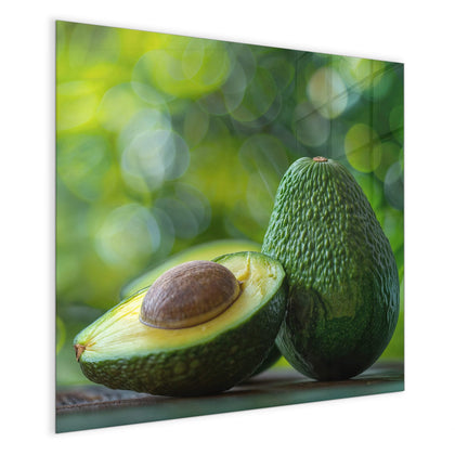 Magnettafel mit dem Motiv Halbierte Avocado