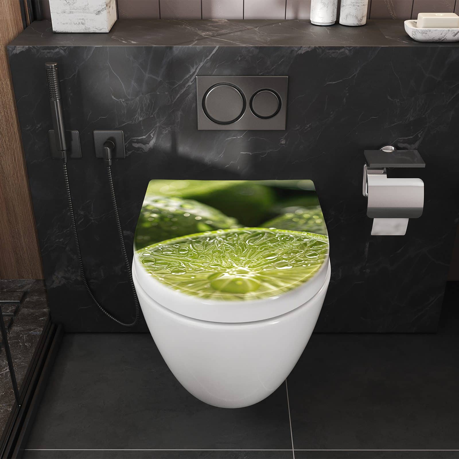 WC-Sitz mit Absenkautomatik Limetten von Frische