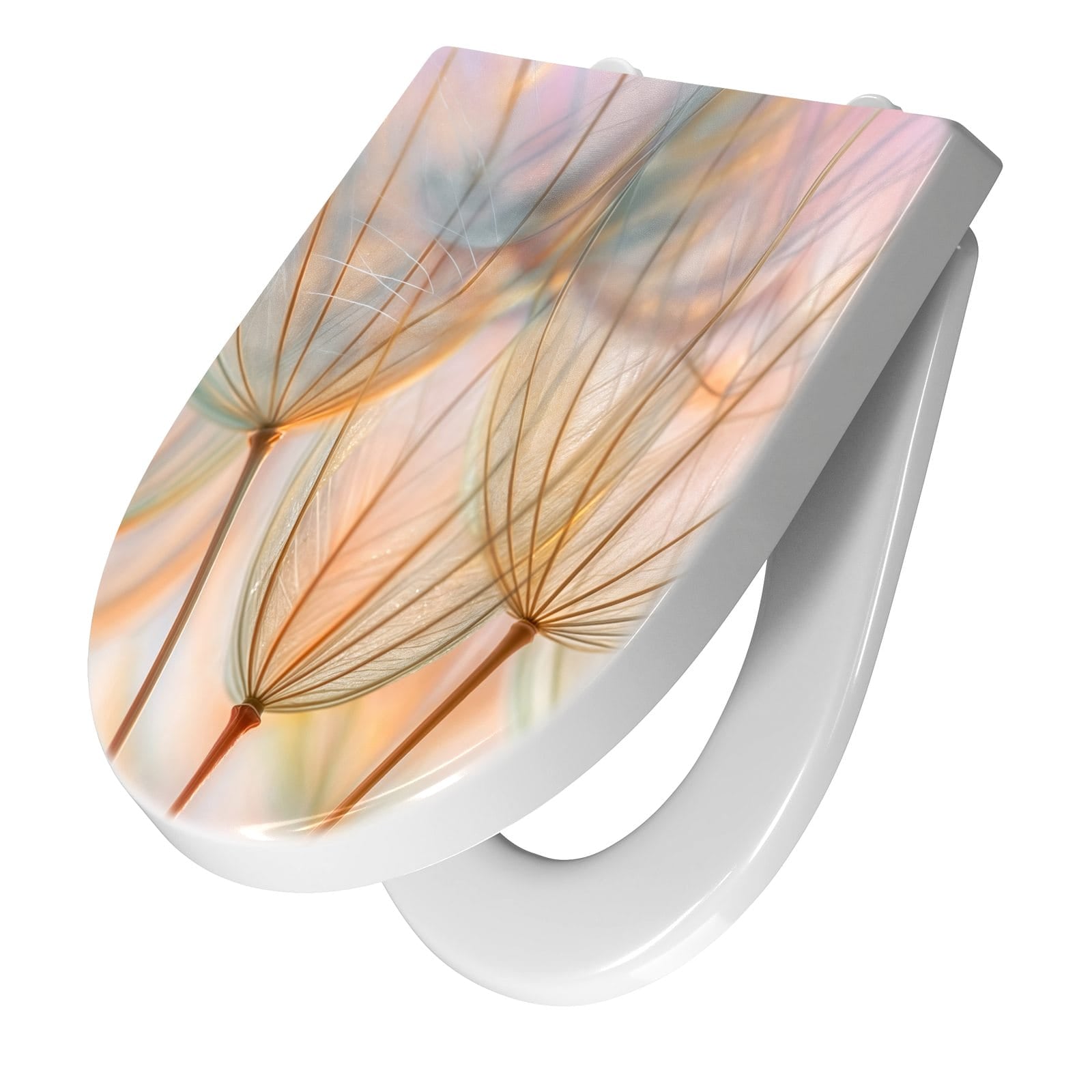 WC-Sitz mit Absenkautomatik Pusteblumen Kunst