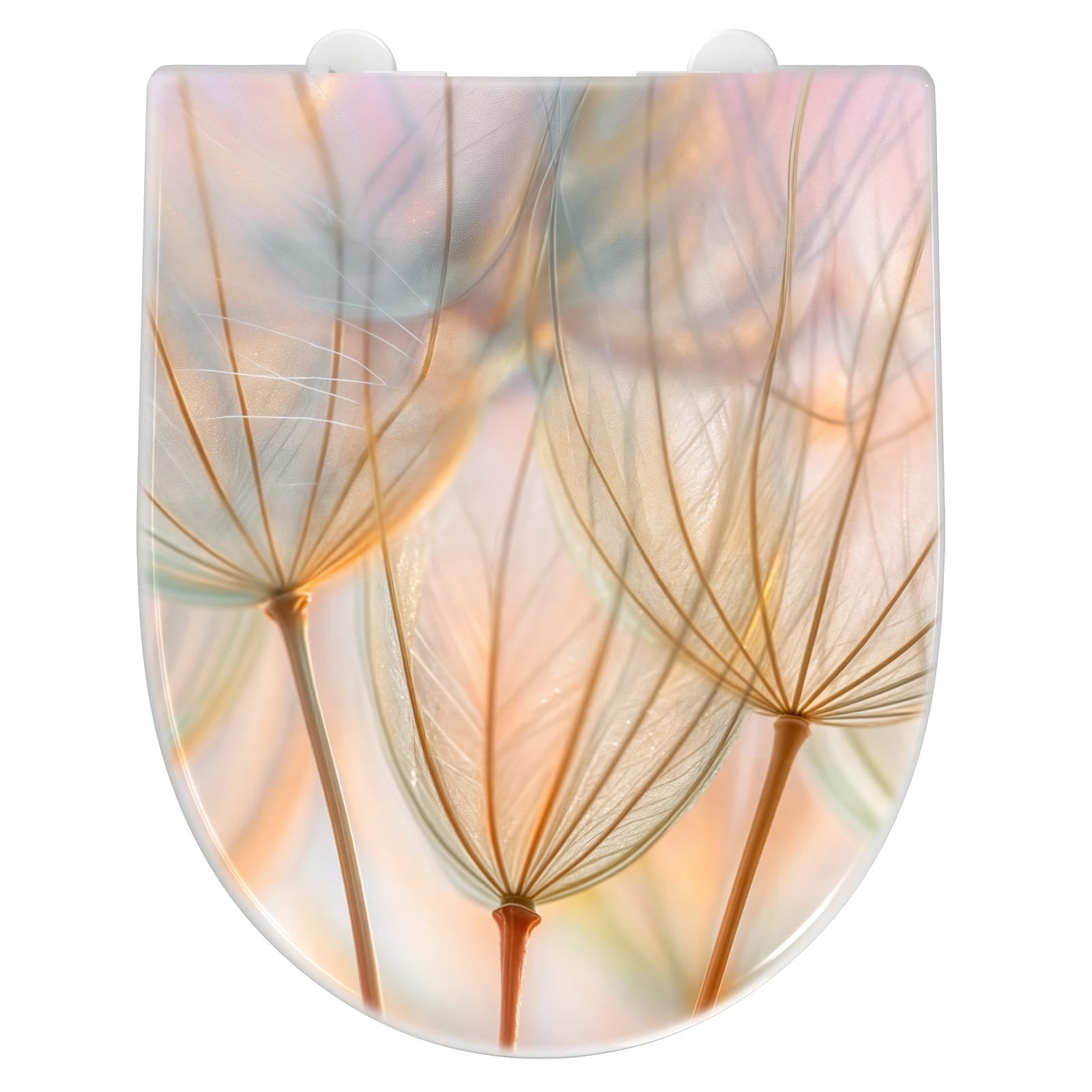 WC-Sitz mit Absenkautomatik Pusteblumen Kunst