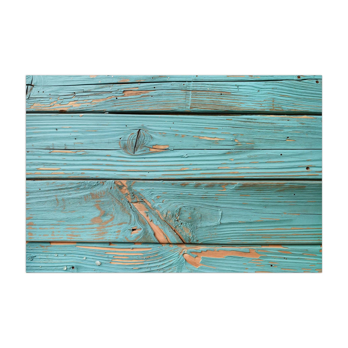 Küchenrückwand aus Glas Türkislack auf Holz im Hochformat, Motiv bildfüllend von vorn