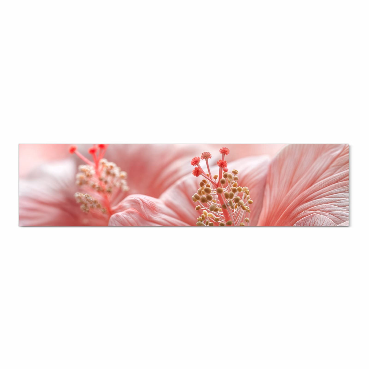 Strapazierfähiger moderner Küchenläufer mit Motiv Blumenzauber in Frontansicht