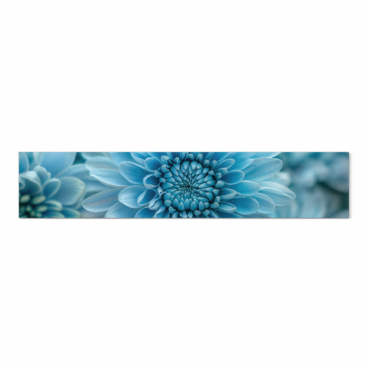 Abriebfester Küchenteppich mit Motiv Blume von Blaue in Frontansicht zum Waschen
