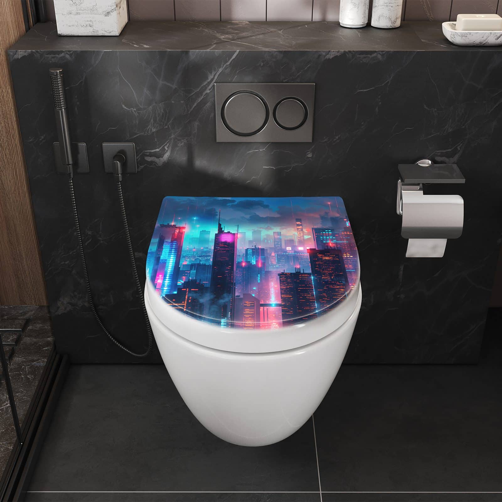 WC-Sitz mit Absenkautomatik Zukunftsstadt