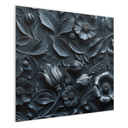 Magnettafel mit dem Motiv Relief in Anthrazitblau