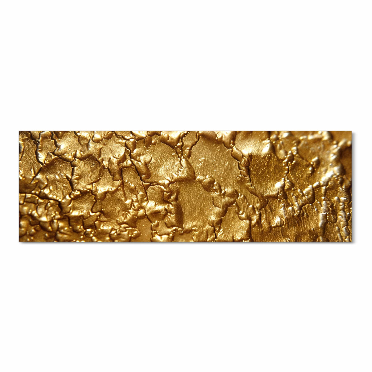 Abwaschbarer Küchenläufer mit Motiv Goldene Struktur in Frontansicht für Ordnung