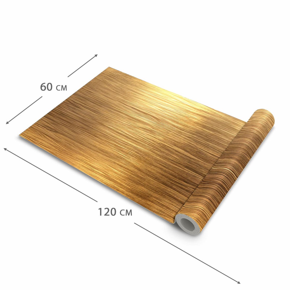 Komfortabler Küchenläufer mit Motiv Golden Textured Surface in der Grösse 60x240 cm