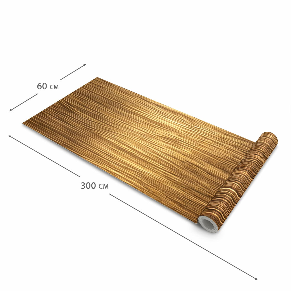 Strapazierfähiger moderner Küchenläufer mit Motiv Golden Textured Surface in der Größe 60x270 cm