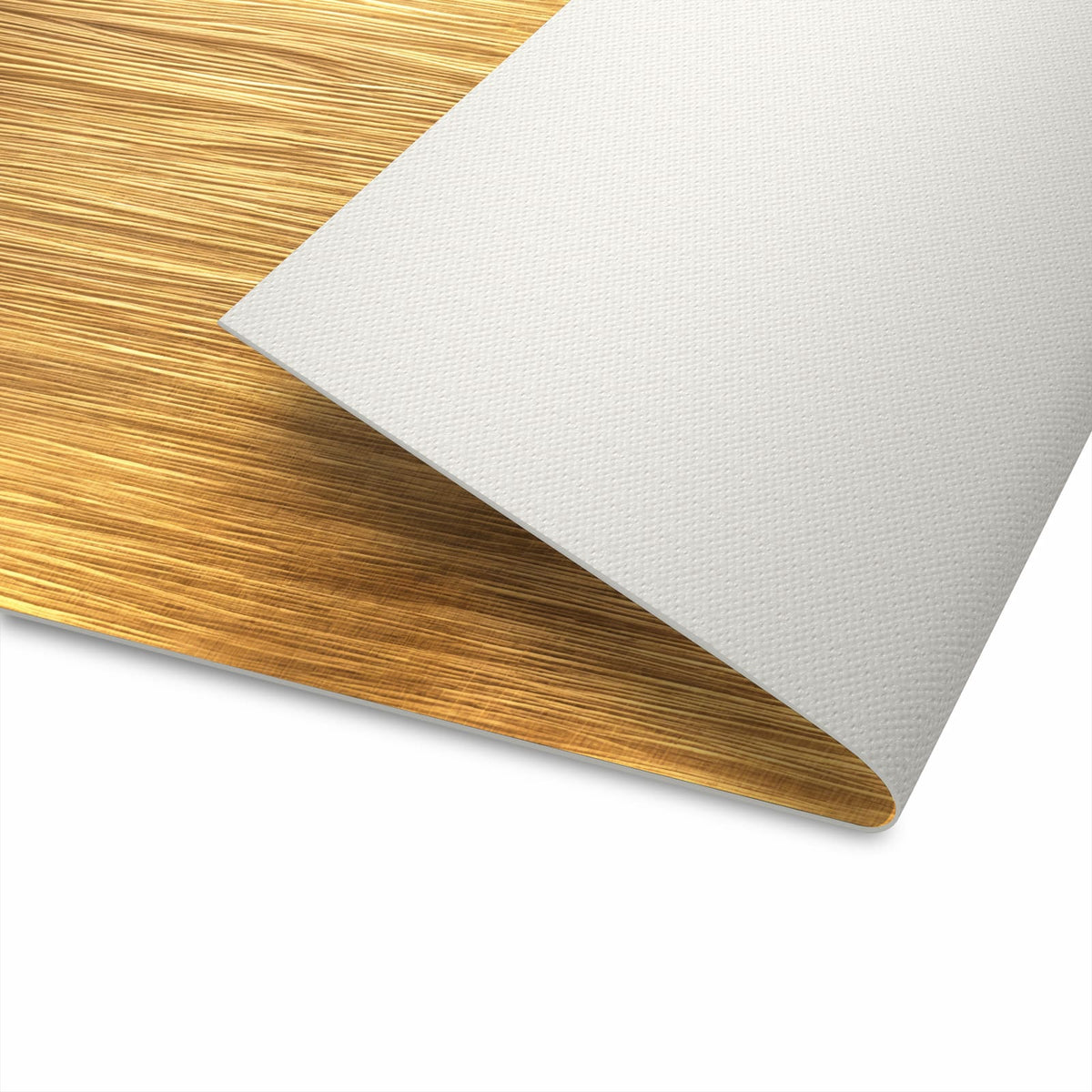 Bodenschonender rutschfester Küchenläufer mit Motiv Golden Textured Surface in Unterseite