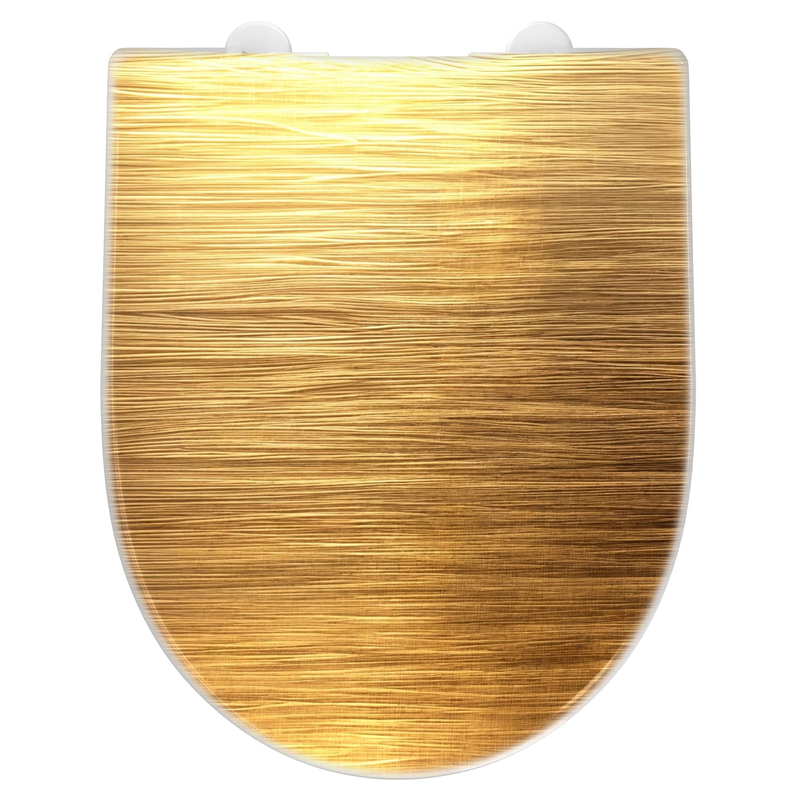 WC-Sitz mit Absenkautomatik Golden Textured Surface