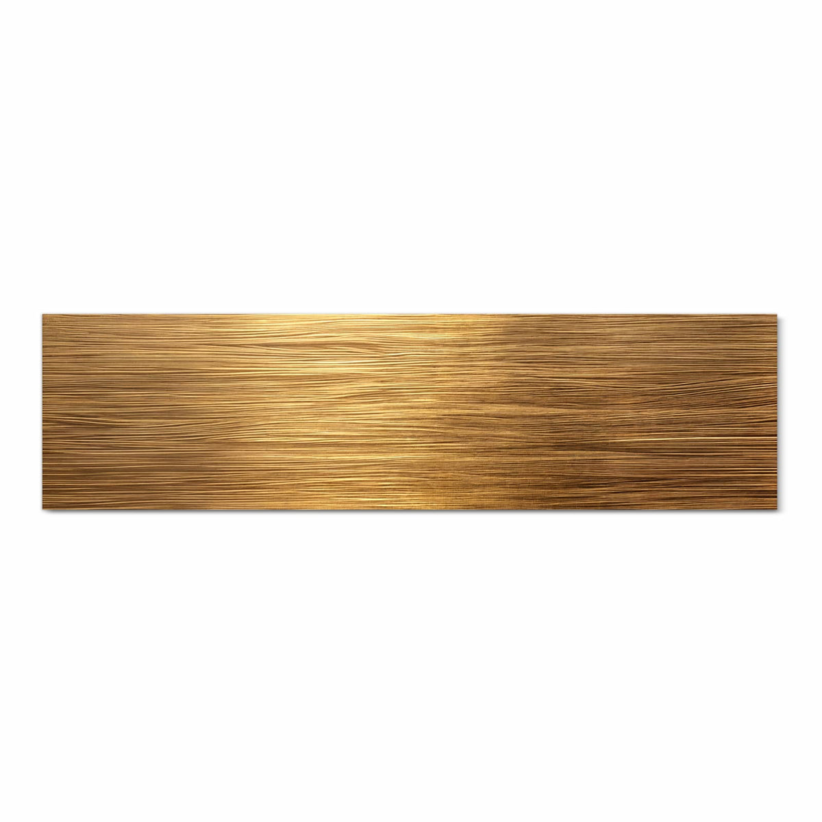 Langlebiger Küchenläufer mit Motiv Golden Textured Surface in Frontansicht für moderne Küchen