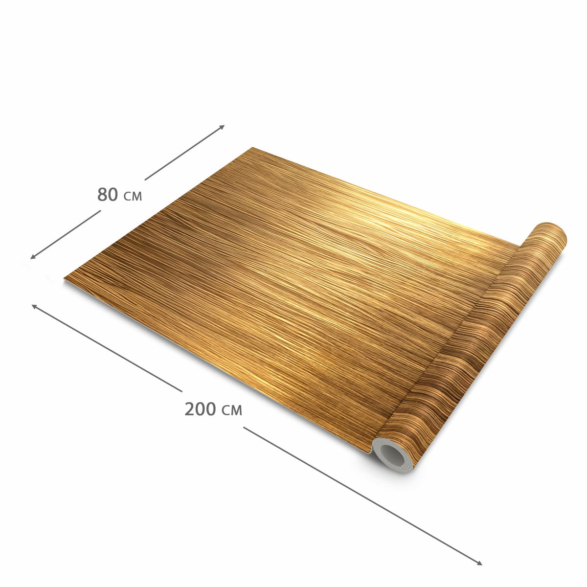 Langlebiger waschbarer Küchenläufer mit Motiv Golden Textured Surface in der Grösse 60x270 cm