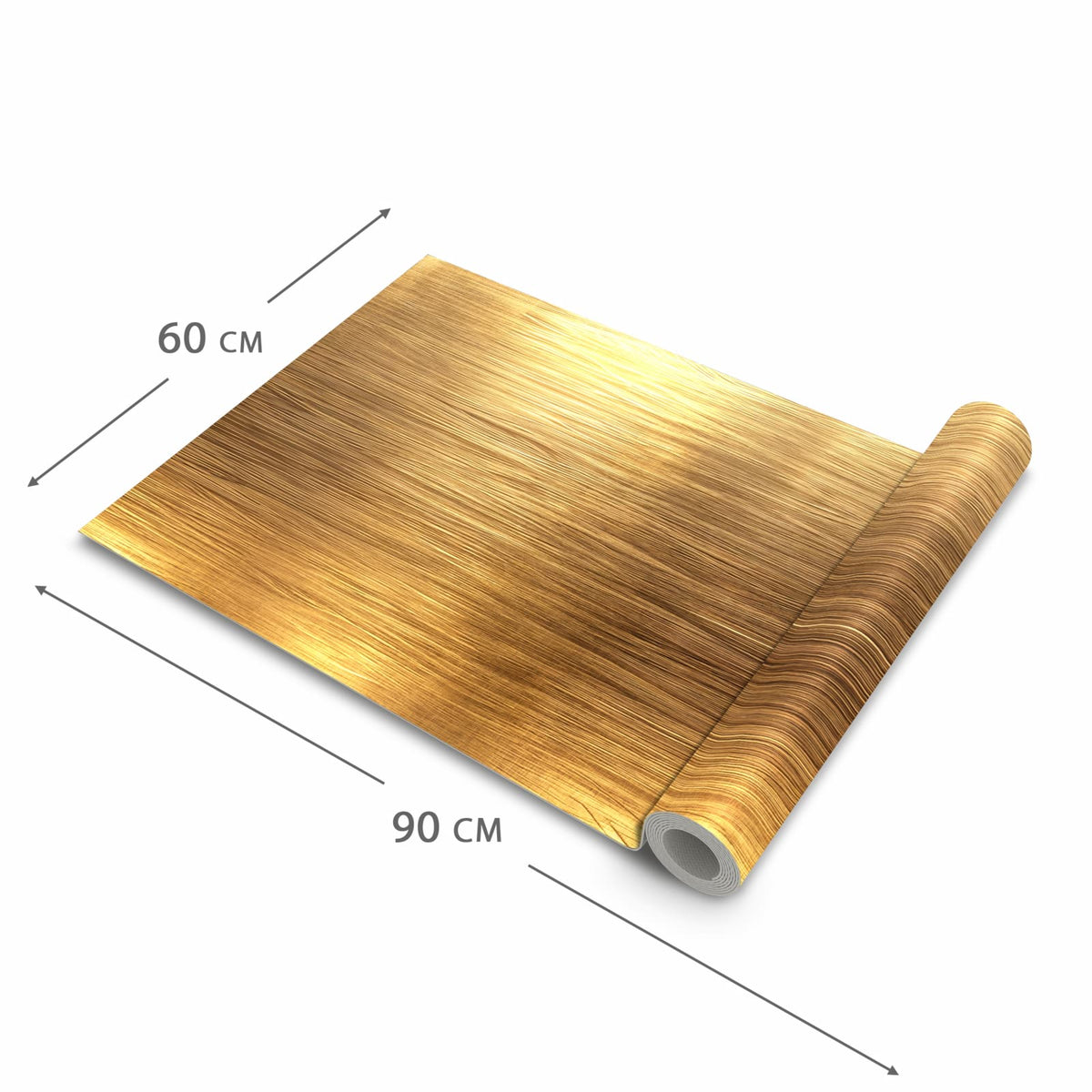 Waschbarer Küchenläufer nach Maß mit Motiv Golden Textured Surface in der Größe 60x270 cm