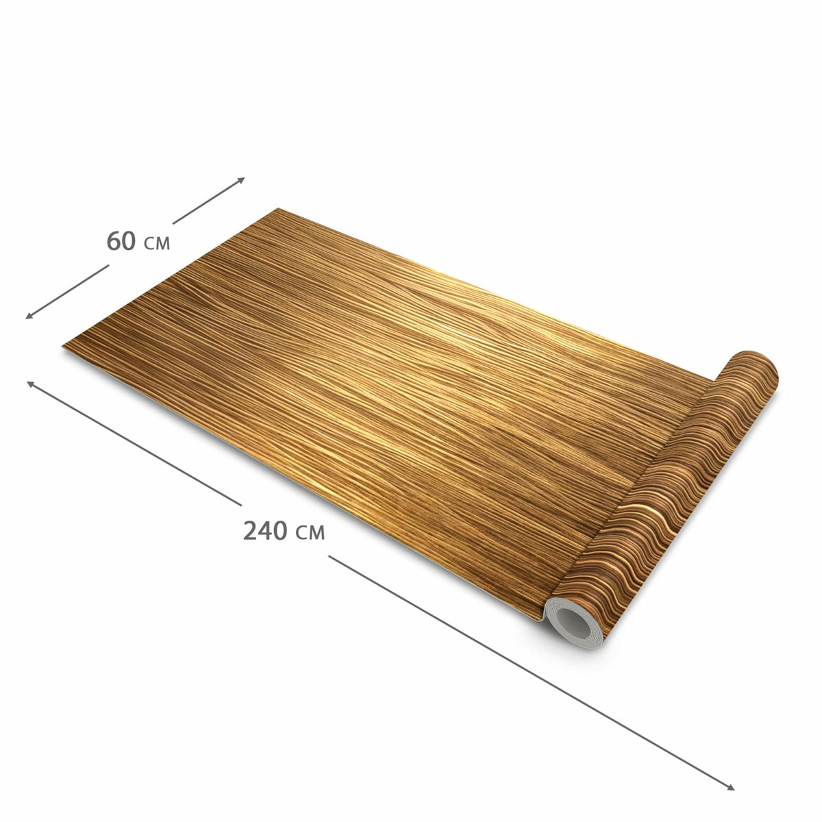 Küchenläufer mit angenehmer Haptik und Motiv Golden Textured Surface in der Grösse 60x270 cm