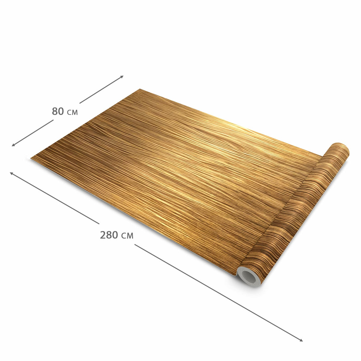 Feuchtigkeitsresistenter Küchenläufer mit Motiv Golden Textured Surface in der Größe 60x270 cm