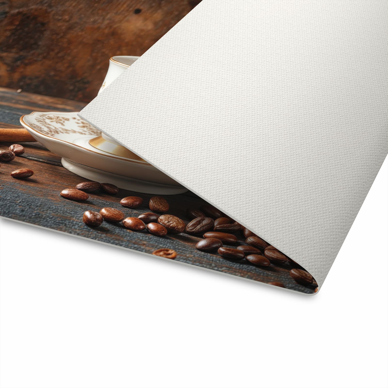 Langlebiger Küchenläufer mit Motiv Kaffee Und Zimt in moderner Küche