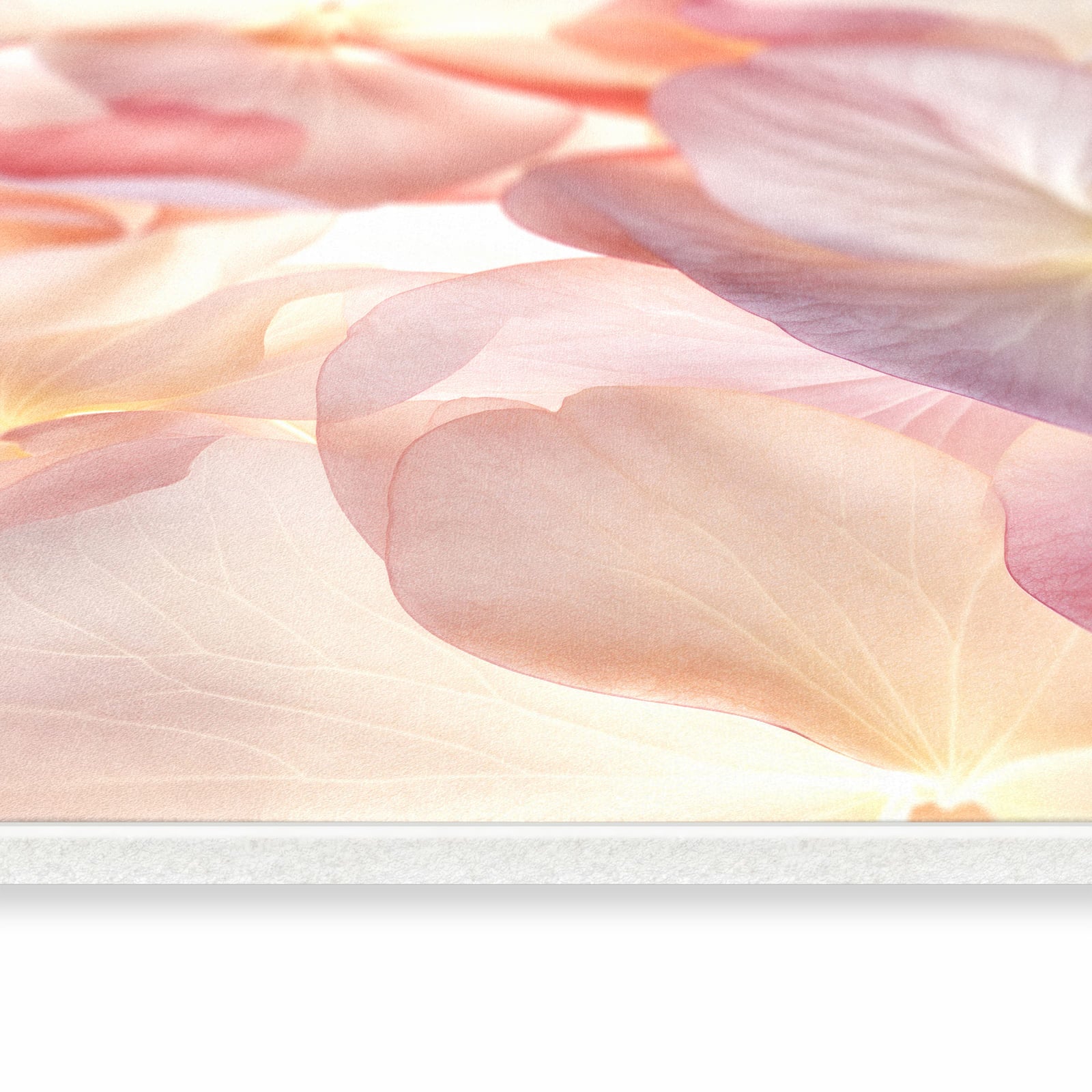 Rutschfester Küchenläufer mit Motiv Pastellblütenzauber in seitlicher Ansicht spart Zeit