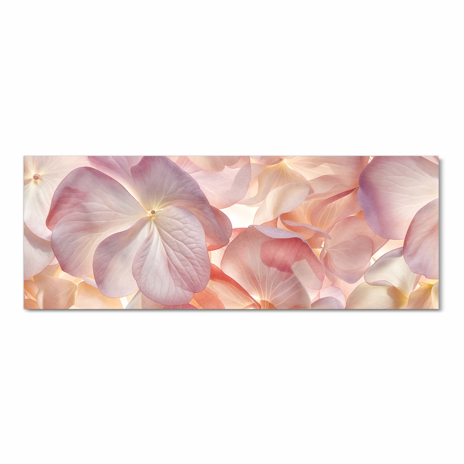 Hygienischer Küchenläufer mit Motiv Pastellblütenzauber in Frontansicht