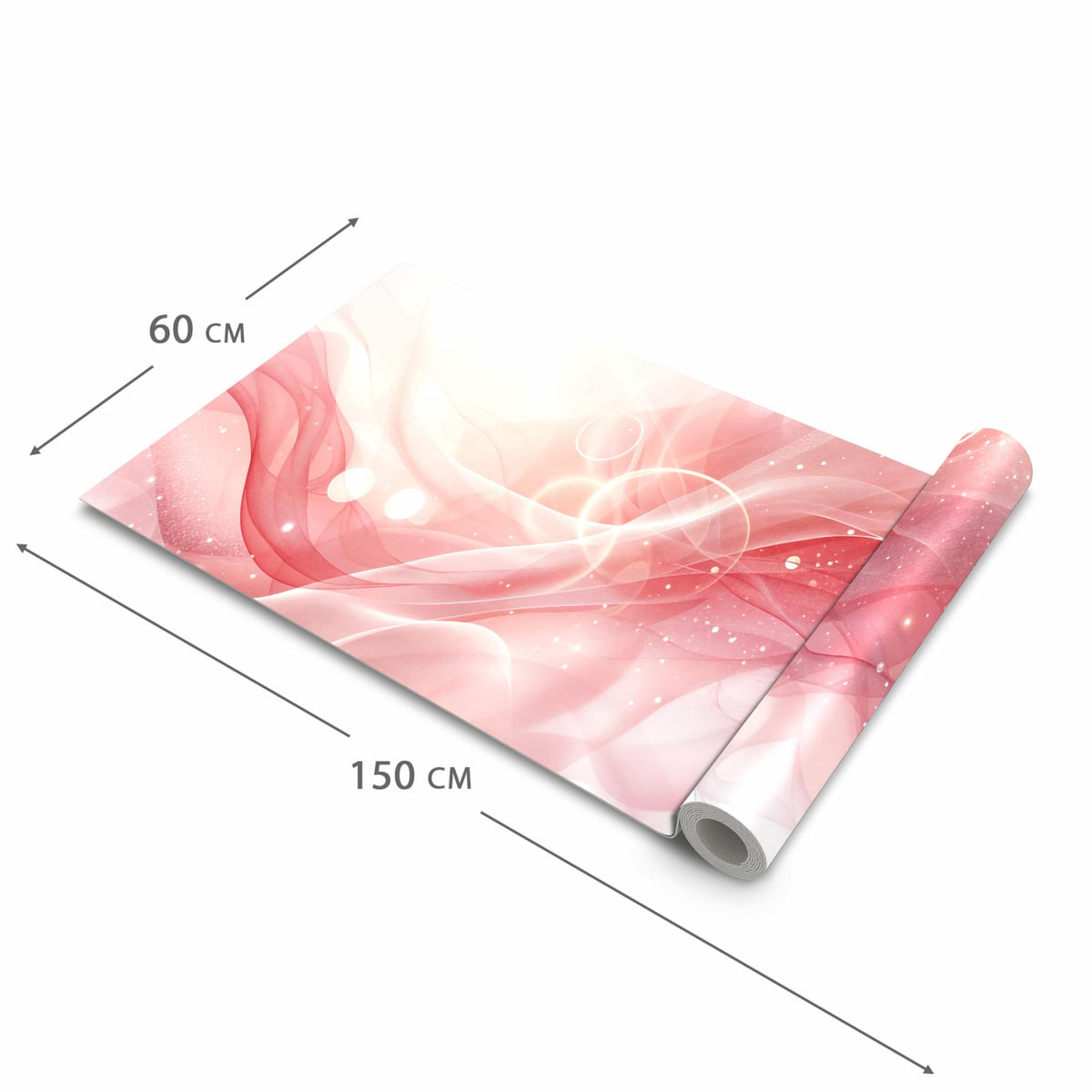 Küchenteppich mit Motiv Wellen von Abstrakte in der Grösse 80x300 cm für sichere Aufbewahrung