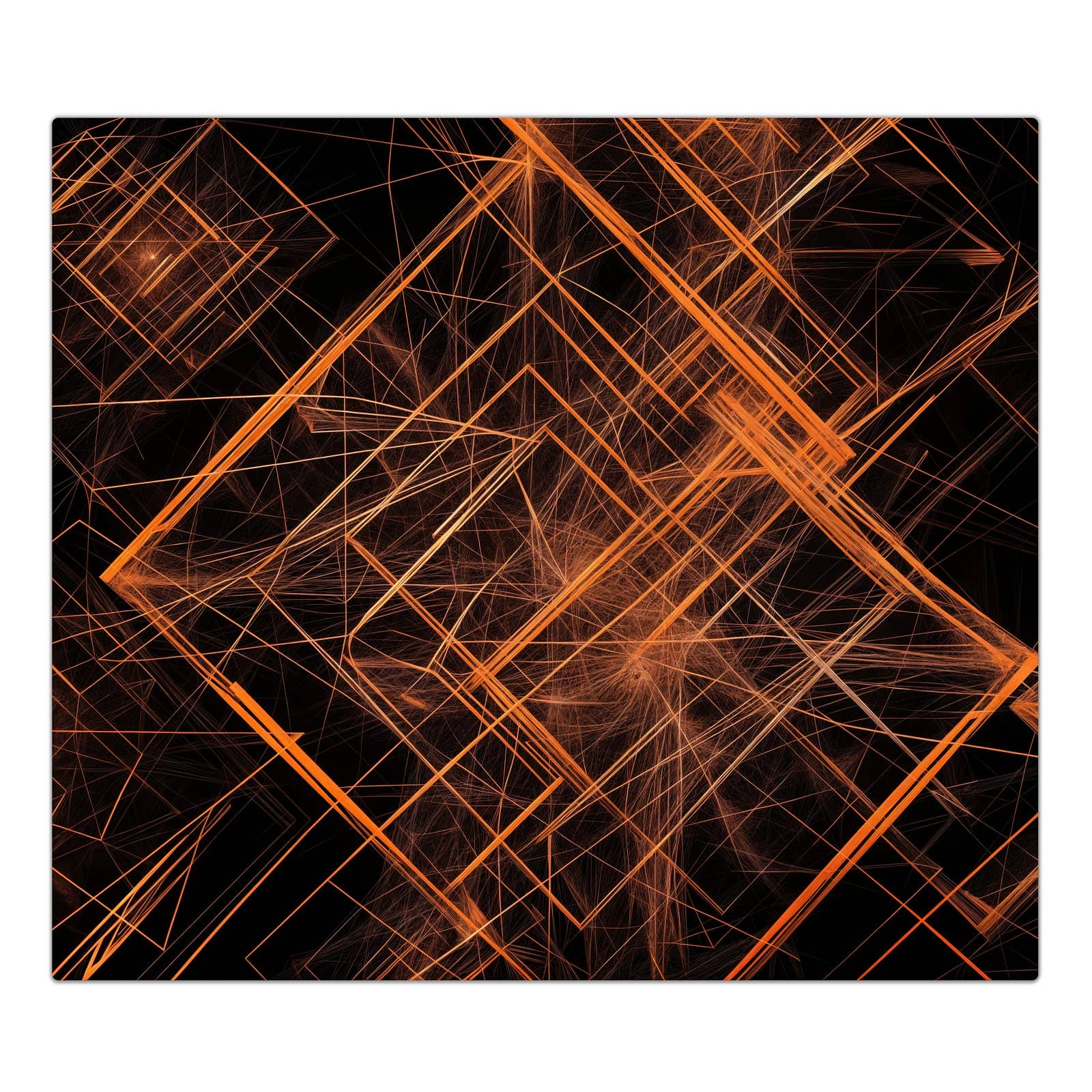 1-teilige Herdabdeckung mit Geometrisches Muster Design-Motiv in der Frontansicht #grösse_1-Teilig (60x52cm)