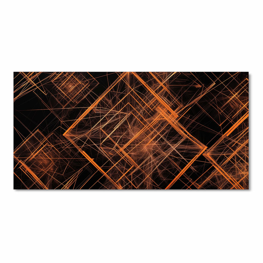 Maße Küchenläufer - Orange Lichtlinien
