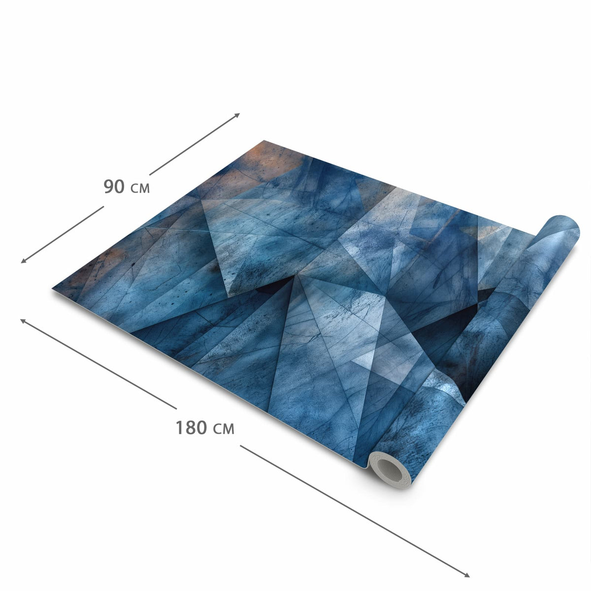 Waschbarer Küchenläufer mit Motiv Geometric Pattern in der Grösse 80x200 cm für angenehme Haptik
