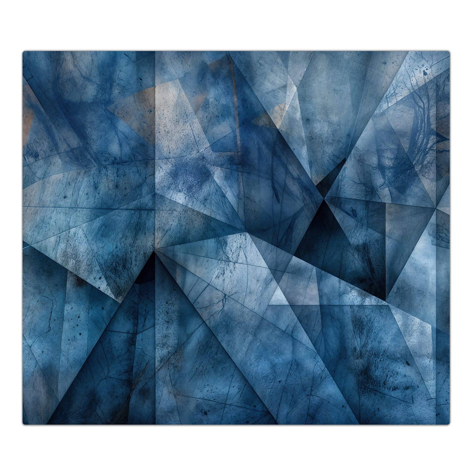 1-teilige Herdabdeckplatte mit Geometric Pattern-Motiv in der Frontansicht #grösse_1-Teilig (60x52cm)