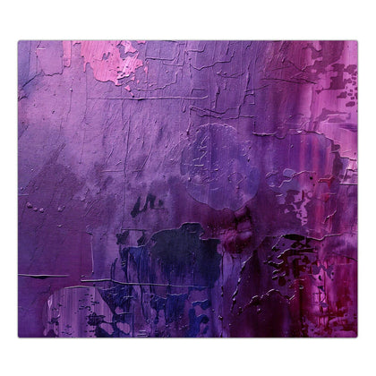 Herdabdeckplatte mit dem Motiv Violette Farbschichten