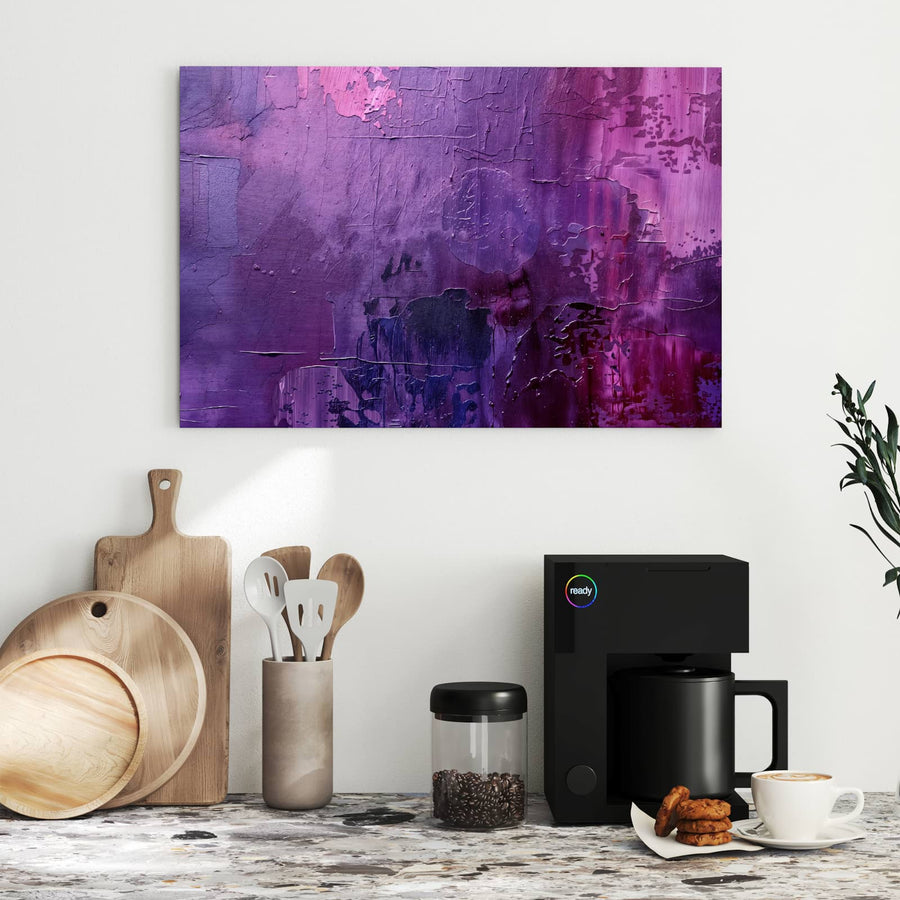 Maße Metall Magnettafel - Violette Farbschichten