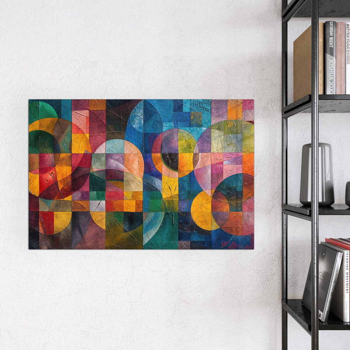 Magnettafel - Kreise und Quadrate – Überlappende Kreise und Quadrate