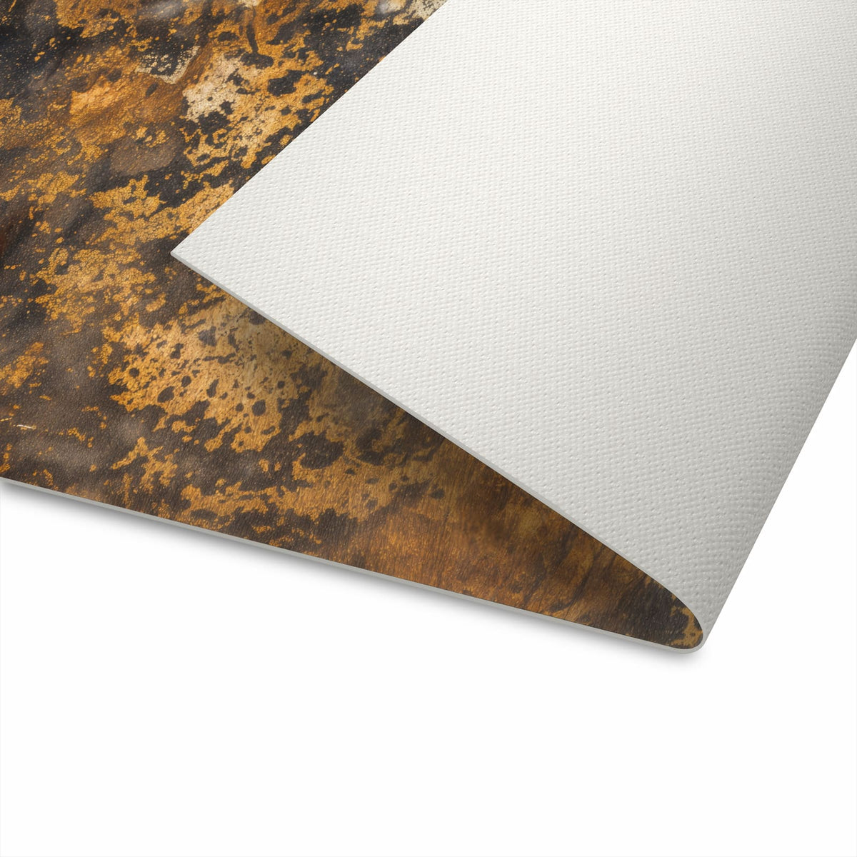 Rutschfester Küchenteppich mit Motiv Rostige Textur für sicheren Stand