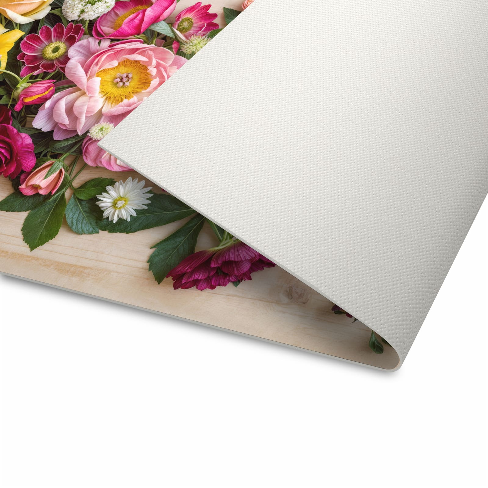 UV-beständiger Küchenläufer mit Motiv Blumenbouquet - waschbar für die Unterseite