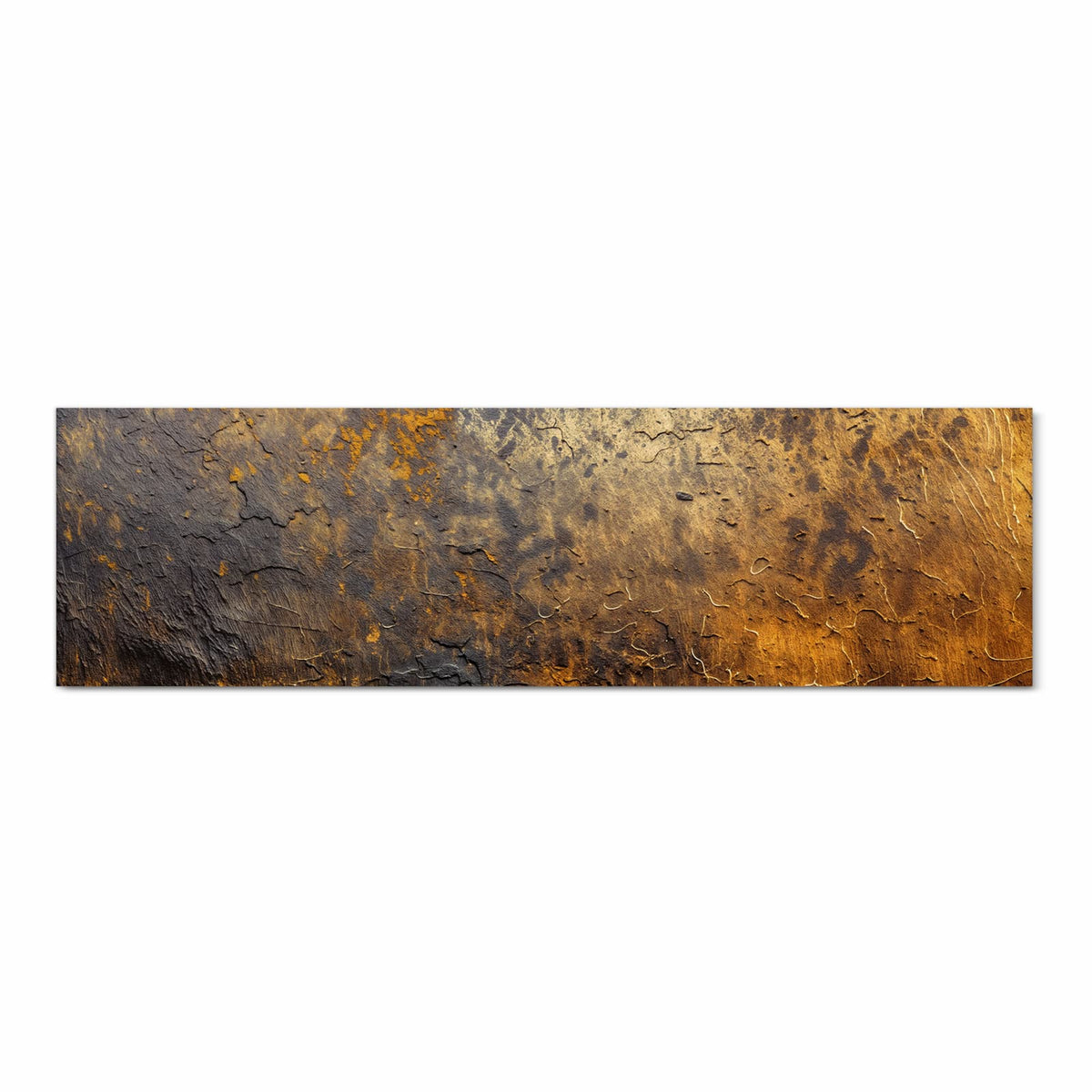 Farbbeständiger Küchenteppich mit Motiv Golden Texture in Frontansicht