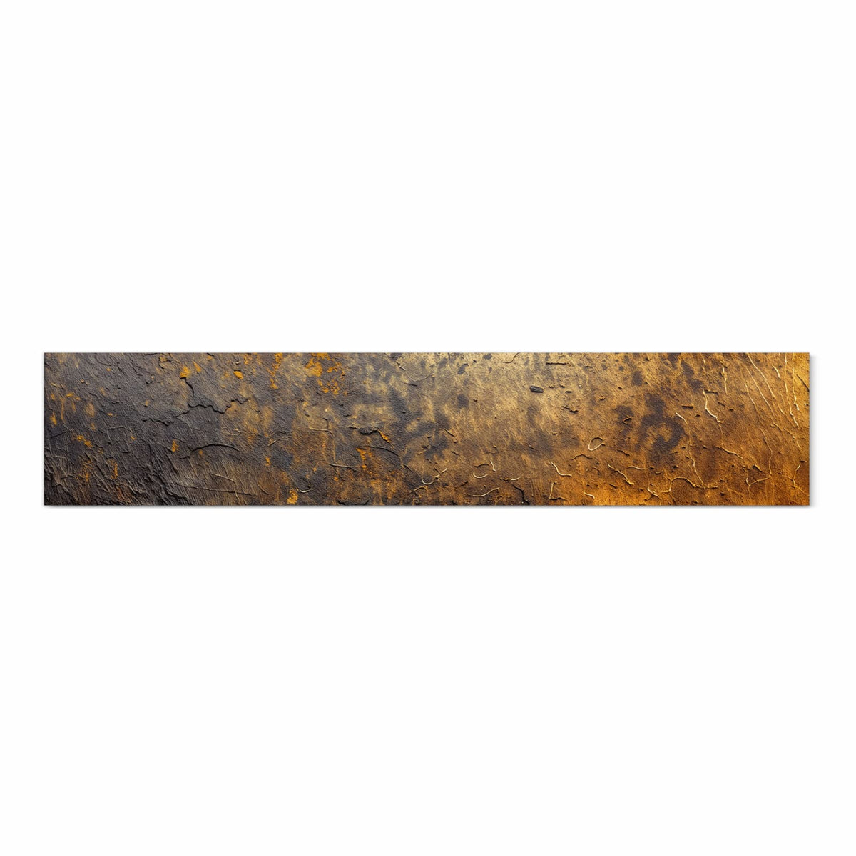 Bodenschonender Küchenläufer mit Motiv Golden Texture in Frontansicht
