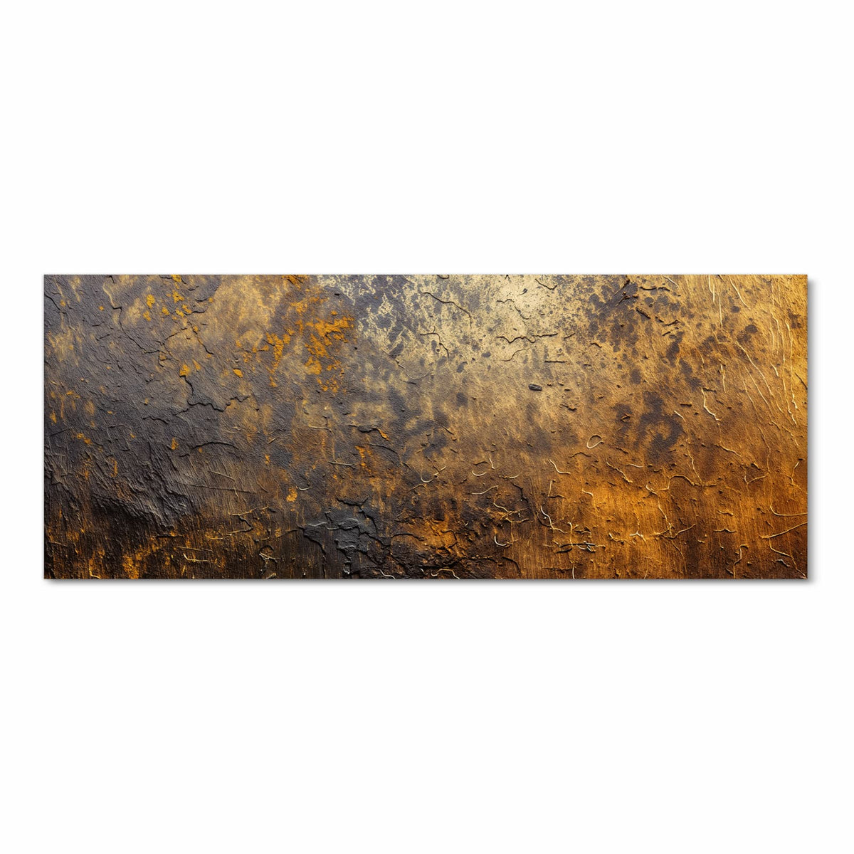 Waschbarer rutschfester Küchenläufer mit Motiv Golden Texture in Frontansicht
