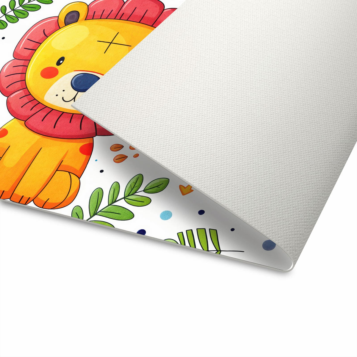 Farbbeständiger Läufer für Eingangsbereich mit Motiv Tierisches Design auf Unterseite