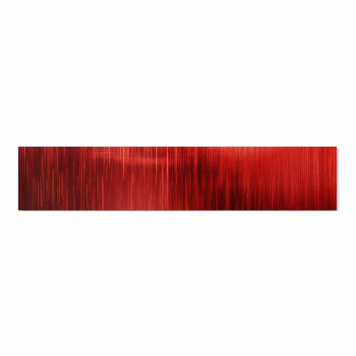 Flacher rutschfester Küchenläufer mit Motiv Rote Textur in Frontansicht