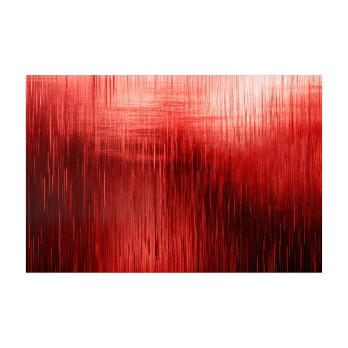 Küchenrückwand aus Glas Vertikale Linien in Rot im Hochformat, Motiv bildfüllend von vorn