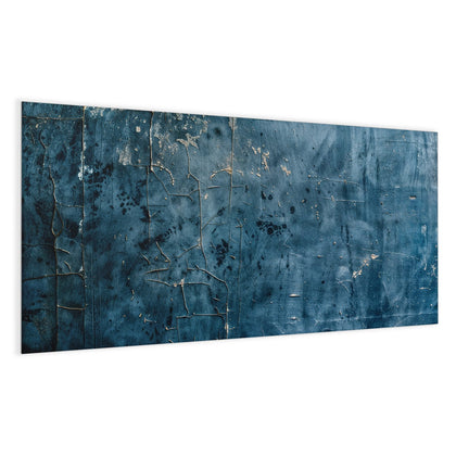 Glas Magnettafel mit dem Motiv Verwittertes Blau